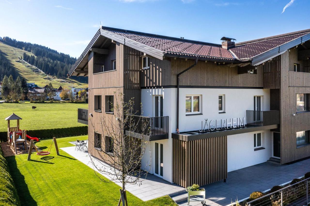 Aparthotel Jaegerheim フラッハウ エクステリア 写真