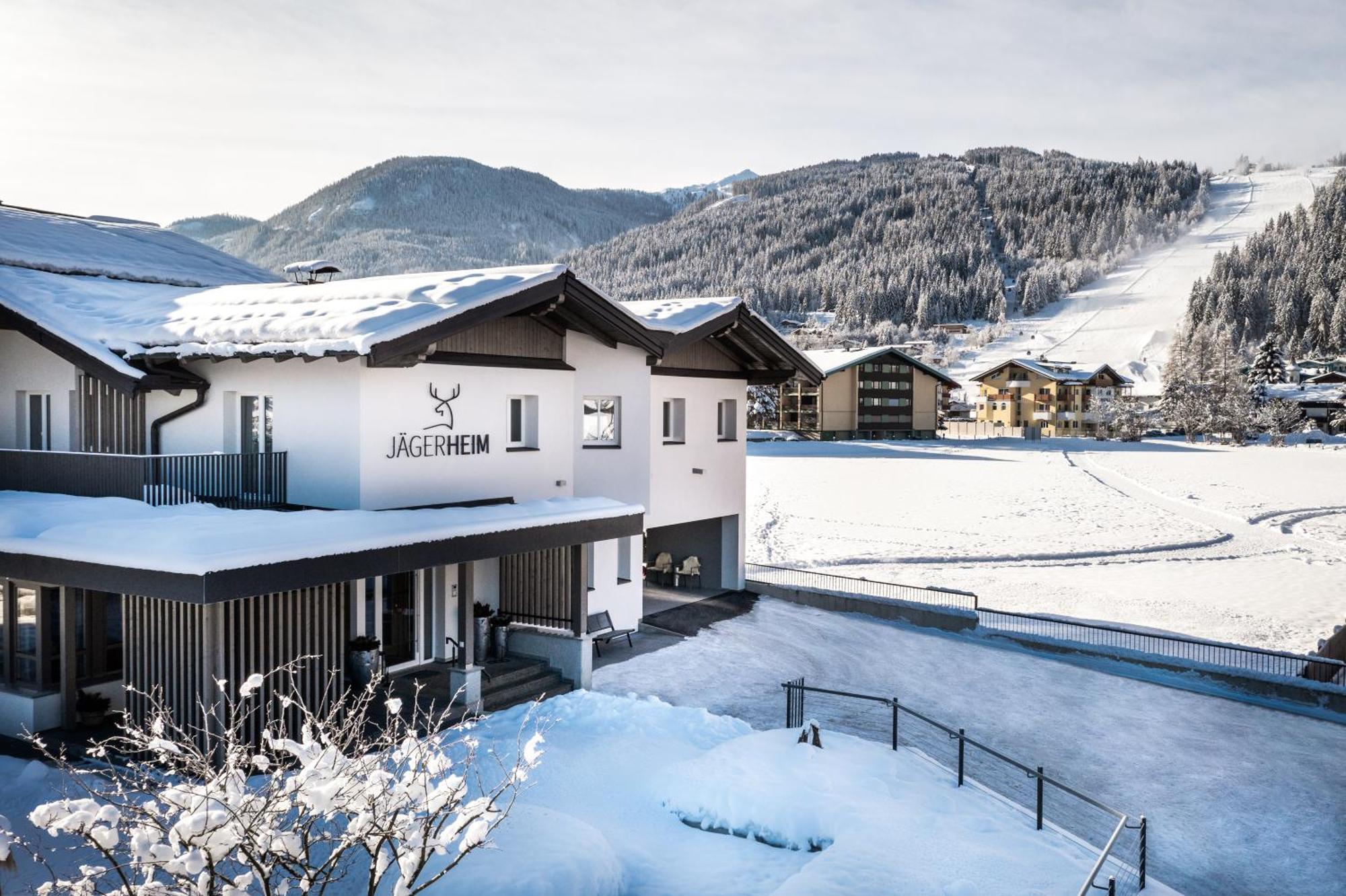 Aparthotel Jaegerheim フラッハウ エクステリア 写真