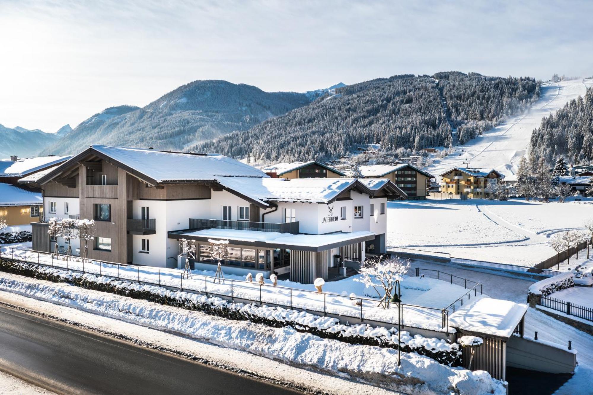 Aparthotel Jaegerheim フラッハウ エクステリア 写真