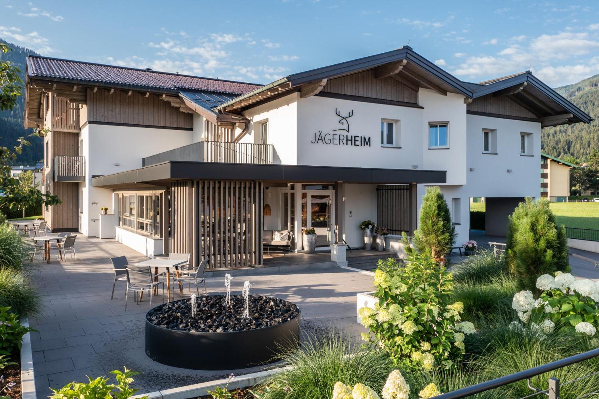 Aparthotel Jaegerheim フラッハウ エクステリア 写真