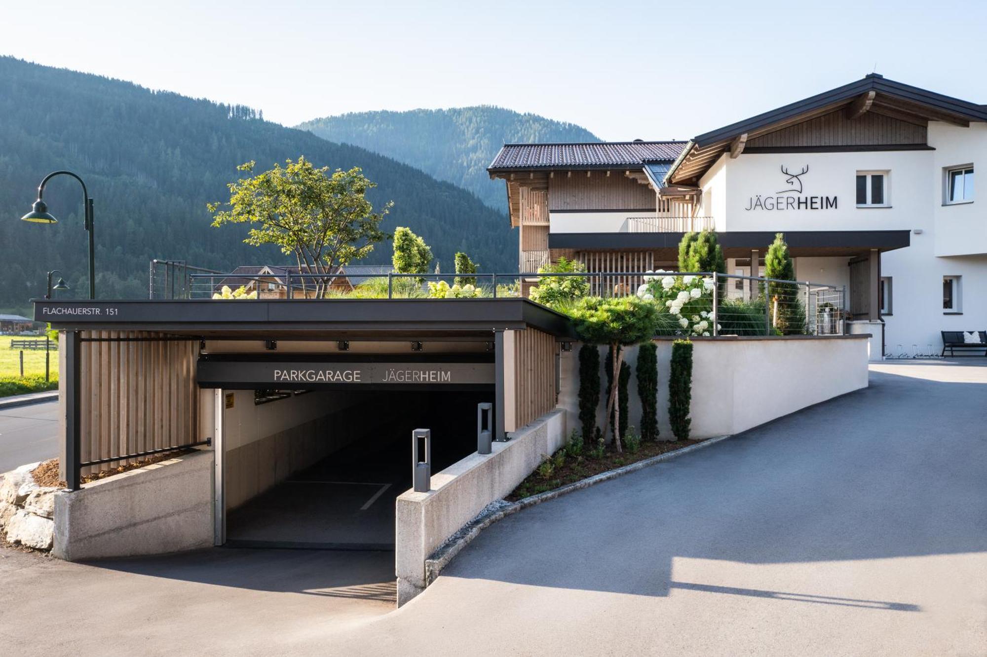 Aparthotel Jaegerheim フラッハウ エクステリア 写真