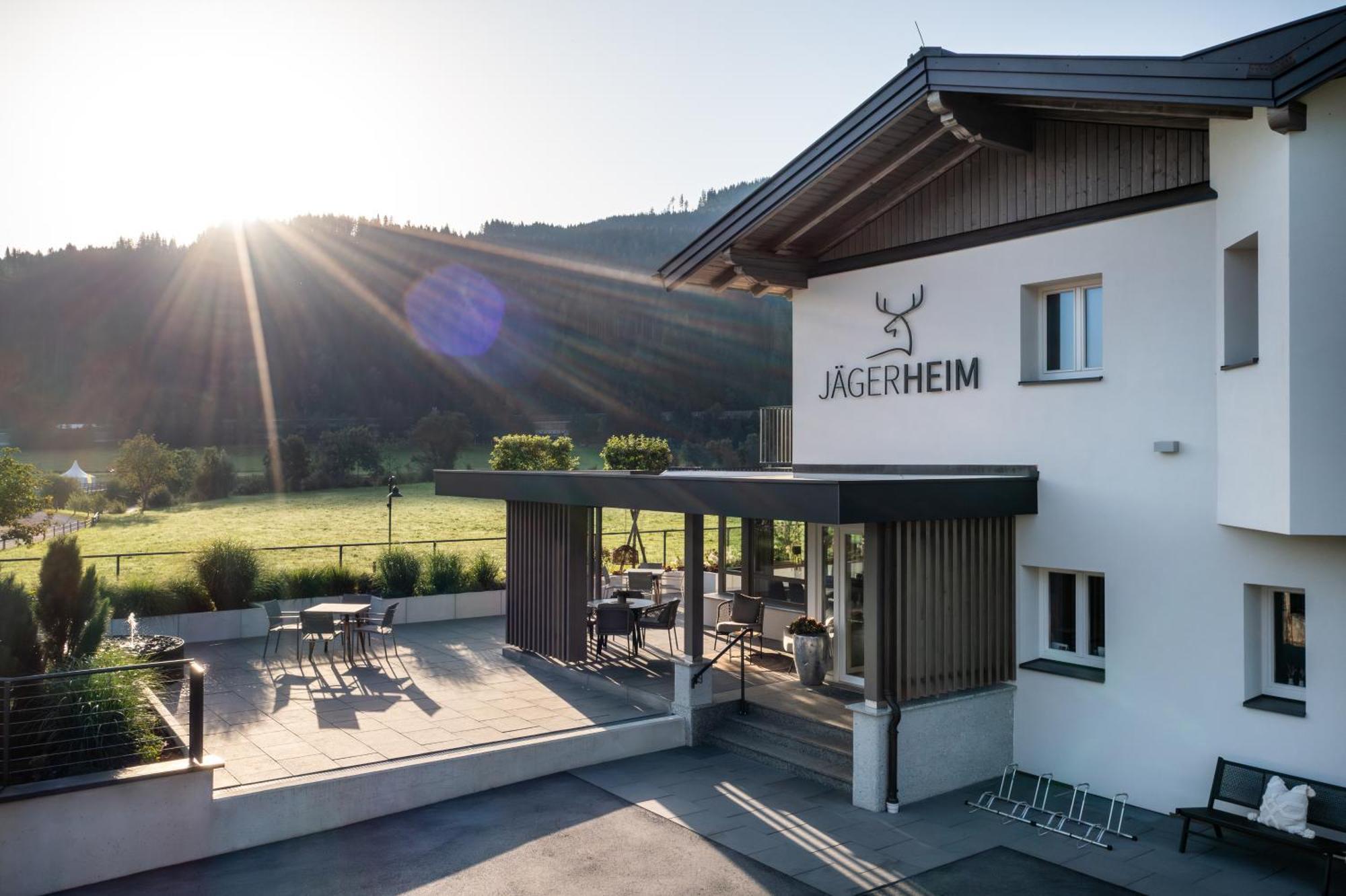 Aparthotel Jaegerheim フラッハウ エクステリア 写真