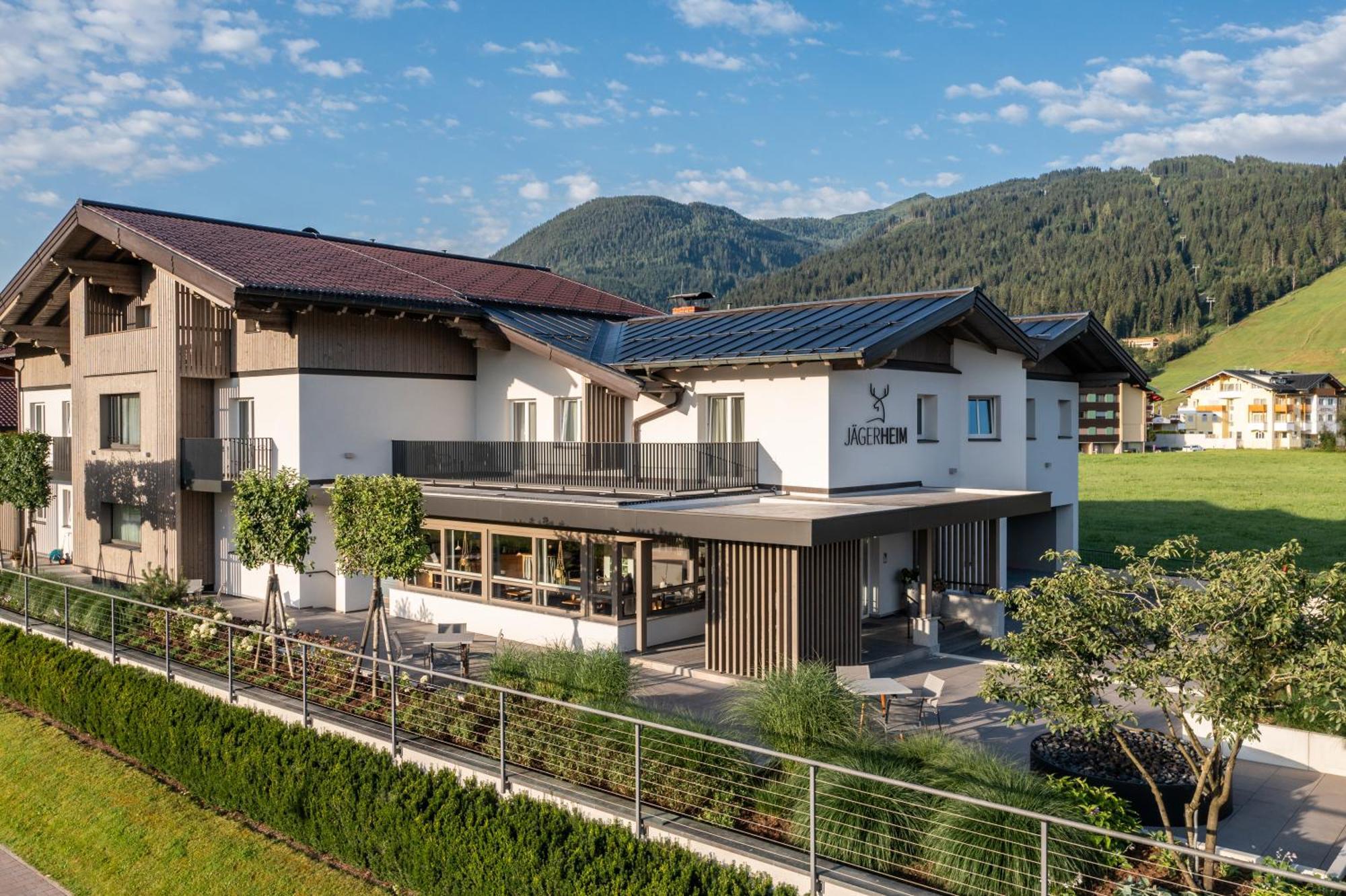 Aparthotel Jaegerheim フラッハウ エクステリア 写真