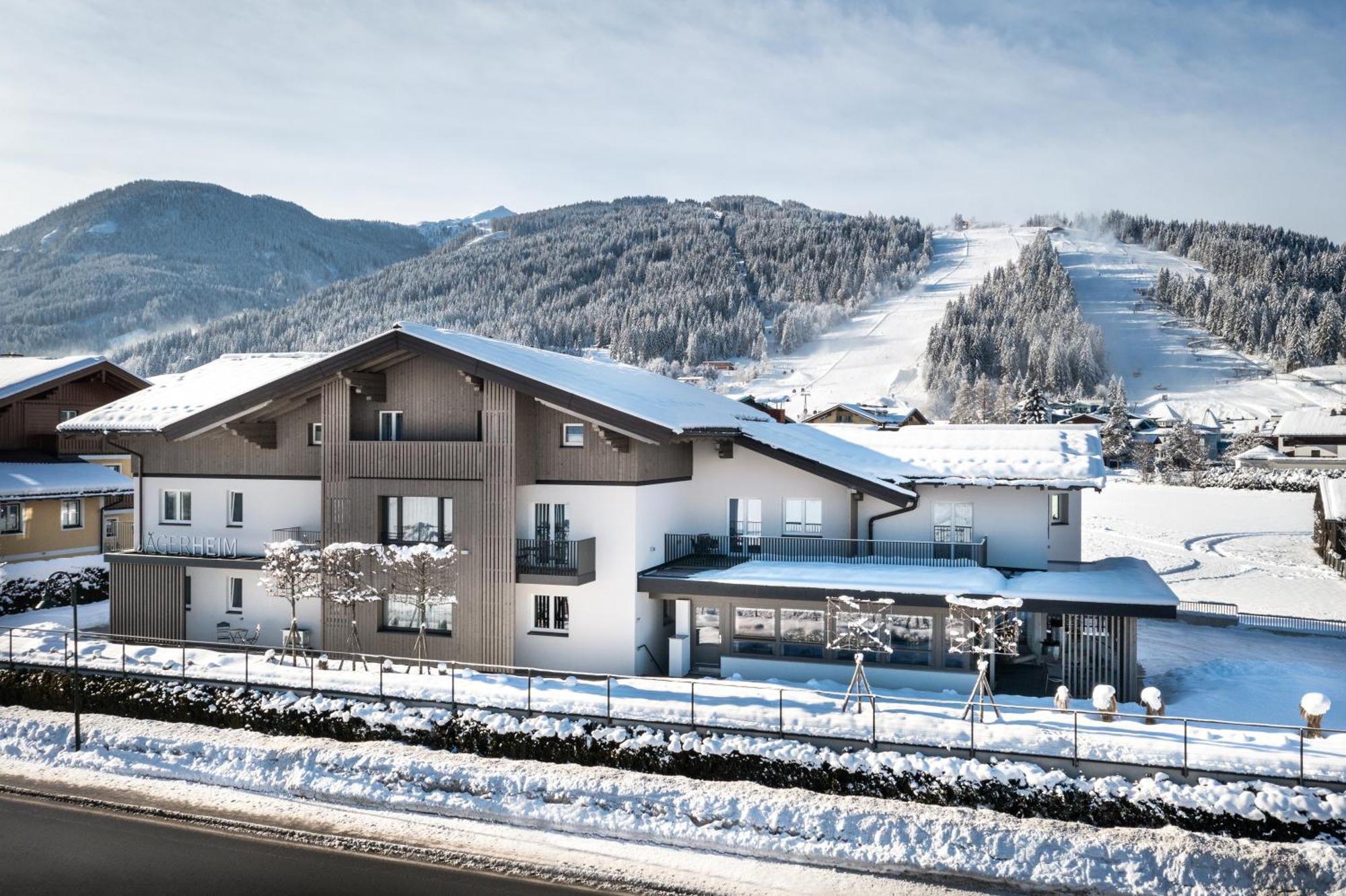 Aparthotel Jaegerheim フラッハウ エクステリア 写真